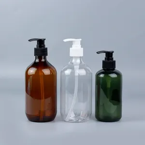 Bottiglia di shampoo nero opaco verde ambra e bottiglia di gel doccia bottiglie di gel doccia confezione di shampoo