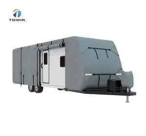 Tissu non-tissé personnalisé d'auvent de camping-car de caravane pour accessoires de voiture de camping de remplacement