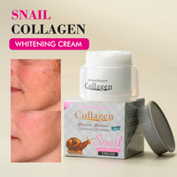 Crème pour le visage à la mucine d'escargot Soins de la peau au collagène Hydratant en profondeur Raffermissant pour la peau Crème pour le visage éclaircissante pour les taches brunes