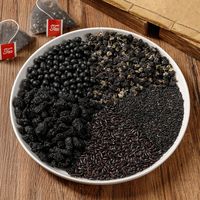 Té OEM Cinco en Uno para el Crecimiento del Cabello con Sésamo, Morera, Arroz y Frijol, Natural, Anticaída, Nutre el Cuero Cabelludo, Marca Personalizada