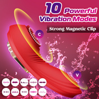 1 Stück Tragbarer G-Punkt Vibrator für Frauen mit Fernbedienung und App-Steuerung, Unsichtbarer Slip-Vibrator für Paare