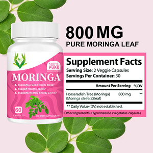 Cápsulas de Moringa de Marca Privada, Suplemento Dietético de Máxima Potencia con Raíz de Horseradish, Apoya Niveles Saludables de Energía - Product Image 3