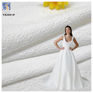 Bán Buôn Muối Thu Nhỏ Tổng Hợp Nổi Jacquard Ăn Mặc Nhăn Voan Vải Viscose/<span class=keywords><strong>Polyester</strong></span> Seersucker Vải Crepe - Product Image 1