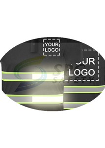 Fabrika doğrudan toptan özelleştirilmiş örgü polyester siyah ucuz T-shirt tarzı hi vis yansıtıcı güvenlik yelek inşaat için - Product Image 4