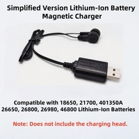 Chargeur de batterie au lithium professionnel 18650 26650 401350A 3.7-4.2V magnétique multifonctionnel universel 1000MA