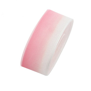 E-Magic สินค้ามาใหม่โบว์ผ้าโปร่งทำด้วยมือขนาด1นิ้วสีสันสดใสผ้าโปร่งพิมพ์ลายดอกไม้ของขวัญ - Product Image 2