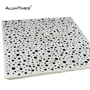 Alumtimes 60X120 Panneaux de faux plafond suspendus <span class=keywords><strong>Laine</strong></span> <span class=keywords><strong>minérale</strong></span> Plafonds acoustiques en fibre <span class=keywords><strong>minérale</strong></span> Carreaux de plafond noirs - Product Image 3