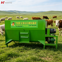Mezcladora TMR de doble eje con transmisión por correa de 2-4 metros cúbicos, personalizable para 20-60 vacas o 100-400 ovejas