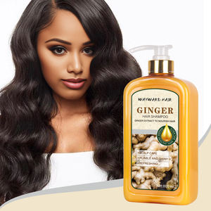 Etiqueta privada al por mayor Champú Para Cabello Tratamiento de cuidado a granel natural Anti pérdida de cabello Champú y acondicionador para el cabello de jengibre - Product Image 2