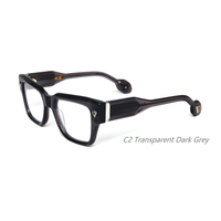 Monture de lunettes optiques unisexe en acétate épais de haute qualité, modèle classique Platon Think Brand, adaptée à toutes les formes de visage