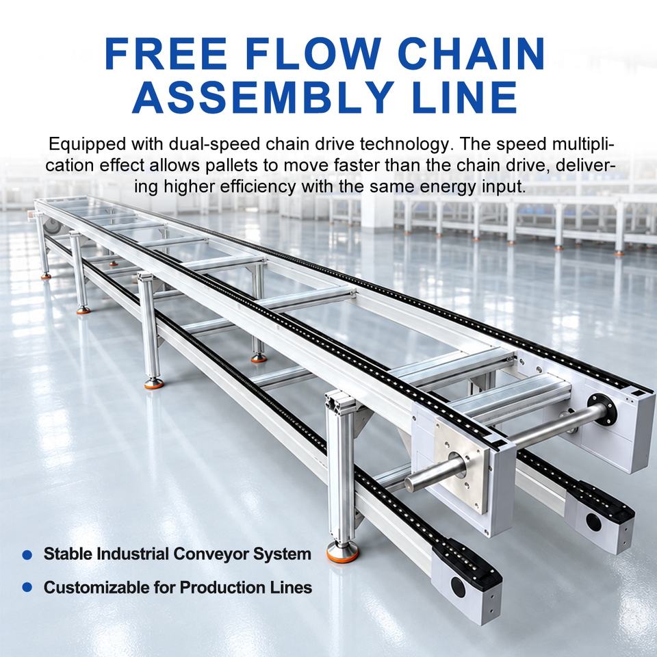 Manufacturer Custom Dual Speed Chain Assembly Line for Auto Parts ...