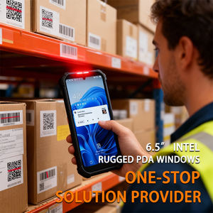 Prix d'usine, PDA robuste Windows 6,5 pouces, PDA industriel Windows Intel N100, scanner <span class=keywords><strong>de</strong></span> codes-barres 1D/2D avec stockage - Product Image 3