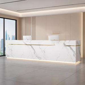 Custom Company Real Estate Hotel Lobby School Shop and Spa Utilisation Boutique Caissier <span class=keywords><strong>Comptoir</strong></span> de réception - Product Image 2