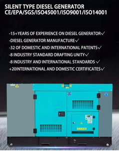 Generador Diésel Silencioso Comercial Trifásico de 16kw 25kw 30kw con Motor Weichai y Refrigeración por Agua - Product Image 3