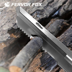 Pala cuadrada multifuncional para exteriores, 20x3,5x2cm, de acero inoxidable, portátil, para acampar, excavar y jardinería - Product Image 2