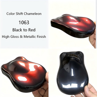 Pigment Multichrome Hypershift Noir à Rouge, Poudre Pigmentée Caméléon, Pigment Optique Super Caméléon pour Peinture Automobile