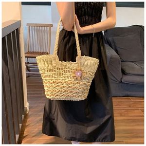 <span class=keywords><strong>Sac</strong></span> à main en paille avec chaîne métallique, sacs en paille de papier, <span class=keywords><strong>sac</strong></span> de transport en paille de rotin, ensemble <span class=keywords><strong>sac</strong></span> et chapeau en paille, <span class=keywords><strong>sac</strong></span> pour chapeau de paille - Product Image 3