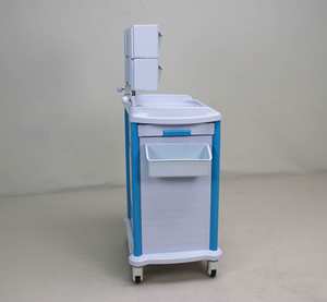 <span class=keywords><strong>Chariot</strong></span> <span class=keywords><strong>d</strong></span>'urgence médical MT MEDICAL pour hôpitaux et cliniques, avec matériau ABS et métal durable - Product Image 5