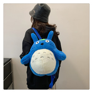 Sac à dos en peluche <span class=keywords><strong>Totoro</strong></span> pour filles, sac à bandoulière mignon Kuromi, cadeau parent-enfant - Product Image 3