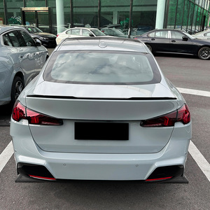 Bmw Rear Wing Spoiler Piano Black Carbon Fiber Texture For 2 Series F74 225i 235i 2024+ Trunk Lip Spoiler - Product Image 2