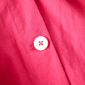 Primavera autunno nuovi vestiti da ragazza camicette camicie tinta unita in cotone principessa ragazze camicia a maniche lunghe - Product Image 2