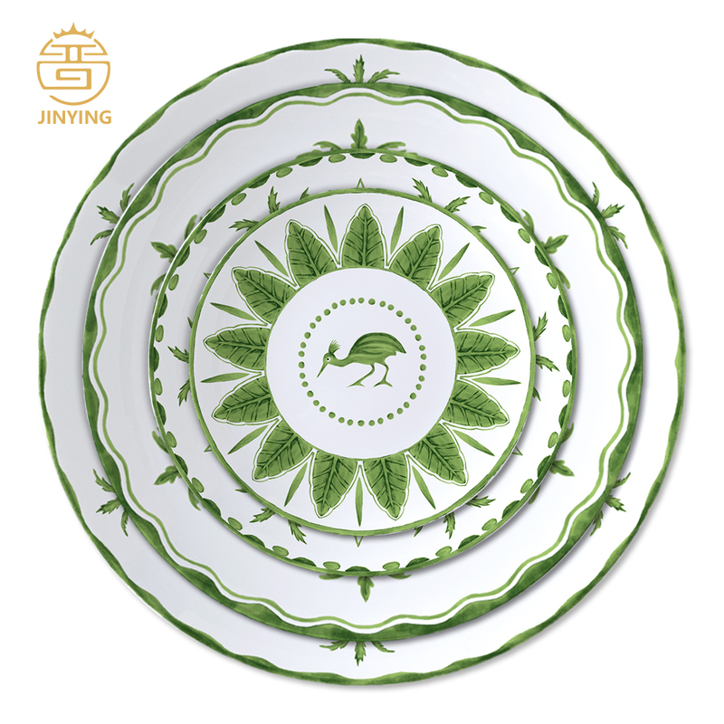 Spring Flower Tableware Plates Set Bone
