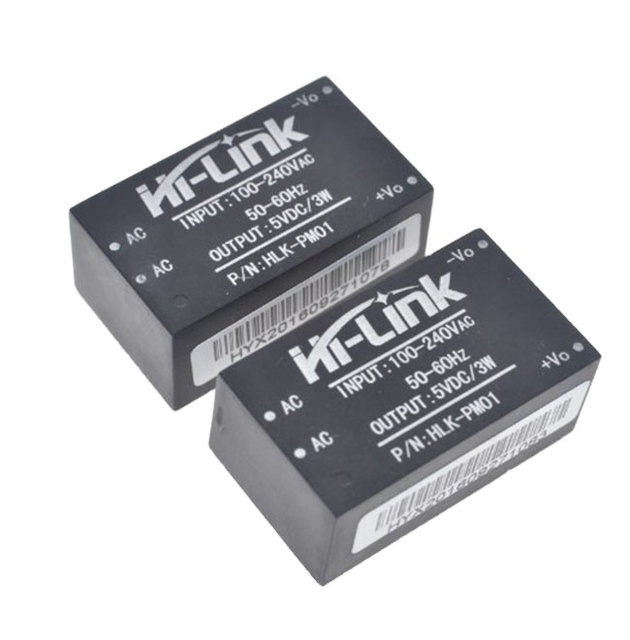 BOM Original HLK-PM01 220V to 5V 3.3V AC DC 3W Isolated Step Down Ac Dc Power Supply Module