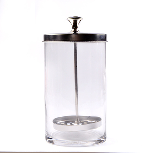 Manicure Disinfecting Glass Sterilizer Jar Nail Art <b>Tool</b> Salon Cleaner <b>Storage</b> Disinfection Container Holder <b>Tool</b> Tweezer <b>Box</b> - Product Image 1