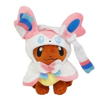 Peluche de Pokémon Eevee Transformable de 20 cm, Leafeon, Vaporeon, Flareon, Jolteon, Sun & Moon, Juguete de Peluche