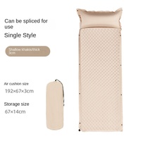 Matelas Gonflable Automatique Extérieur Convertible Moderne Résistant à l'Eau avec Housse en Tissu Oxford et PVC pour Camping