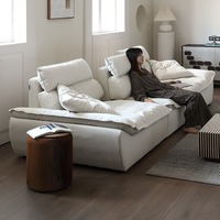 Canapé d'angle convertible moderne et minimaliste avec cadre en bois, tissu velours de luxe, écologique et durable pour salon et maison