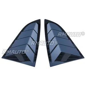 For Subaru BRZ Toyota GR86 2022-2024 Body Kit Car Side Rear <b>Window</b> Louver Shutter <b>Cover</b> Glossy Black DC Style Car Accessories - Product Image 4