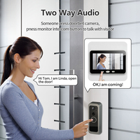 Tuya 1080P HD Deurbel met Camera 2.4G +BLE Draadloze Video Deurtelefoon Full Duplex Draadloos Intercomsysteem Appartementengebouw