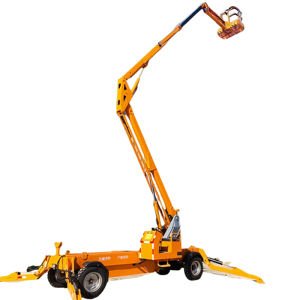 Recolectores de cerezas remolcables de 16m de alcance, plataforma elevadora de araña, remolque de recogida manual, Mini elevador de pluma de trabajo aéreo - Product Image 4