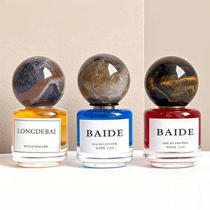 Factory Round Perfume Glass Bottle Empty Crimp <b>Pump</b> Sprayer <b>Small</b> Glass Mini 30ml Perfume Bottle - Product Image 2