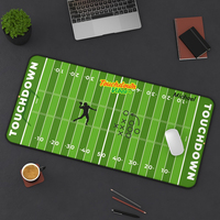Alfombrilla de Escritorio Deportiva Personalizada, Regalo Premium para Gaming y Oficina, Alfombrilla de Ratón con Diseño de Campo de Fútbol, de Goma Ecológica, en Stock