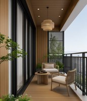 Fabricant OEM/ODM de qualité supérieure, panneau mural rainuré 3D en WPC résistant aux chocs, imperméable, à grain de bois, sur mesure, pour extérieur