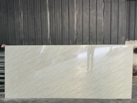 Armoires de cuisine de haute qualité avec revêtement brillant, panneau mural en marbre pour salle de bain, panneau en marbre PVC