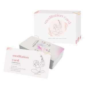 Venta al por mayor de tarjetas <span class=keywords><strong>flash</strong></span> de meditación motivacionales positivas, tarjeta de afirmación personalizada, tarjetas de afirmación de oración - Product Image 5