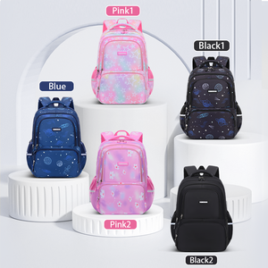 Cartable pour Élèves du Primaire Nouveau 2025, Garçons Filles Rayé Fermeture Éclair Nylon Sac à Dos Épaules Grande Capacité Durable - Product Image 3