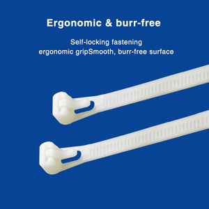 Bridas de Nylon 66 Reutilizables KSS de Excelente Calidad, Resistentes al Envejecimiento, Certificadas, Negras, Reutilizables, para Uso Industrial, con Clasificación de Resistencia al Fuego - Product Image 4