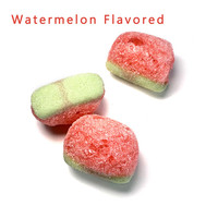 Bonbons au citron faits sur mesure Bonbons acidulés Pastèque aigre unique Citron gommeux éclate Têtes Bonbons lyophilisés
