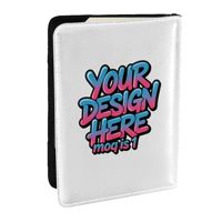 Porta Pasaportes Personalizables de 6.5 Pulgadas, Diseño Delgado y Ligero, Patrones Elegantes, Ilustraciones Hermosas para Personalizar