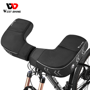 Gants de vélo WEST BIKING pour VTT et vélo de route, coupe-vent, chauds, mitaines de cyclisme, gants plats pour l'hiver - Product Image 2