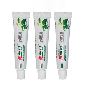 Kem đánh răng dùng một lần mini dùng cho khách sạn du lịch hãng hàng không Mint 3g / 5g / 10g / 15g / 20g nhãn hiệu riêng OEM - Product Image 2