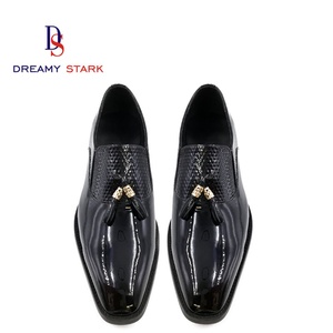 Chaussures habillées de luxe pour hommes, faites à la main, en cuir brillant 3D gaufré, personnalisables, durables, de haute qualité, style Oxford, légères et respirantes - Product Image 4