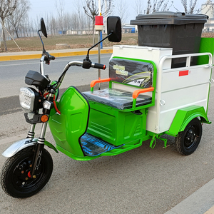 Tricycle électrique de transport de marchandises à deux places, carrosserie ouverte, véhicule de transfert de déchets, 30-50 km/h, autonomie de 90 km - Product Image 4