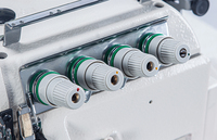 Machine à coudre industrielle programmable JTEXT5214 pour surjetage automatique de tiges de chaussures de sport avec différentiel supérieur et inférieur