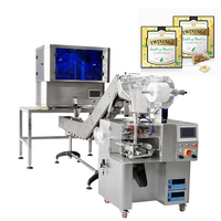 MD-160 CE Fabrik Preis Automatische Ultraschall-Versiegelung Dreieck Pyramiden PLA Nylon Mesh Teebeutel Verpackungs maschine Mit Umschlag
