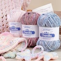 Factory-direct Wholesale Fancy Bleached Pattern Chenille Yarn 50g Per Ball; Chunky Hand-knitting Yarn Crochet DIY Craft Material